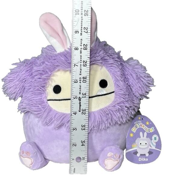 Squishmallows Dilka Bunny Ears Bigfoot 8 in FTM NWT Limited Edition 2023 Easter - Picture 7 of 8